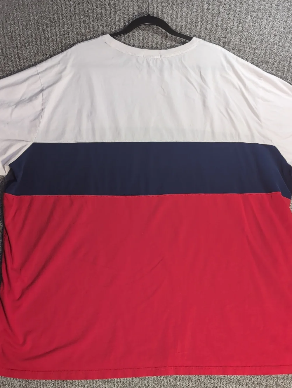 Polo Ralph Lauren Colorblock 1967 USA Shield Logo T-Shirt White Red Navy Sz 4XL